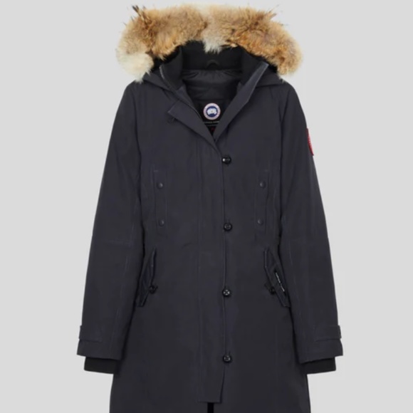 Authentic Canada Goose Kensington Parka Size XS Admiral Blue - Picture 2 of 5